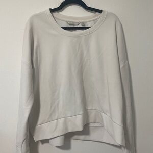 Athleta white top and leggings set